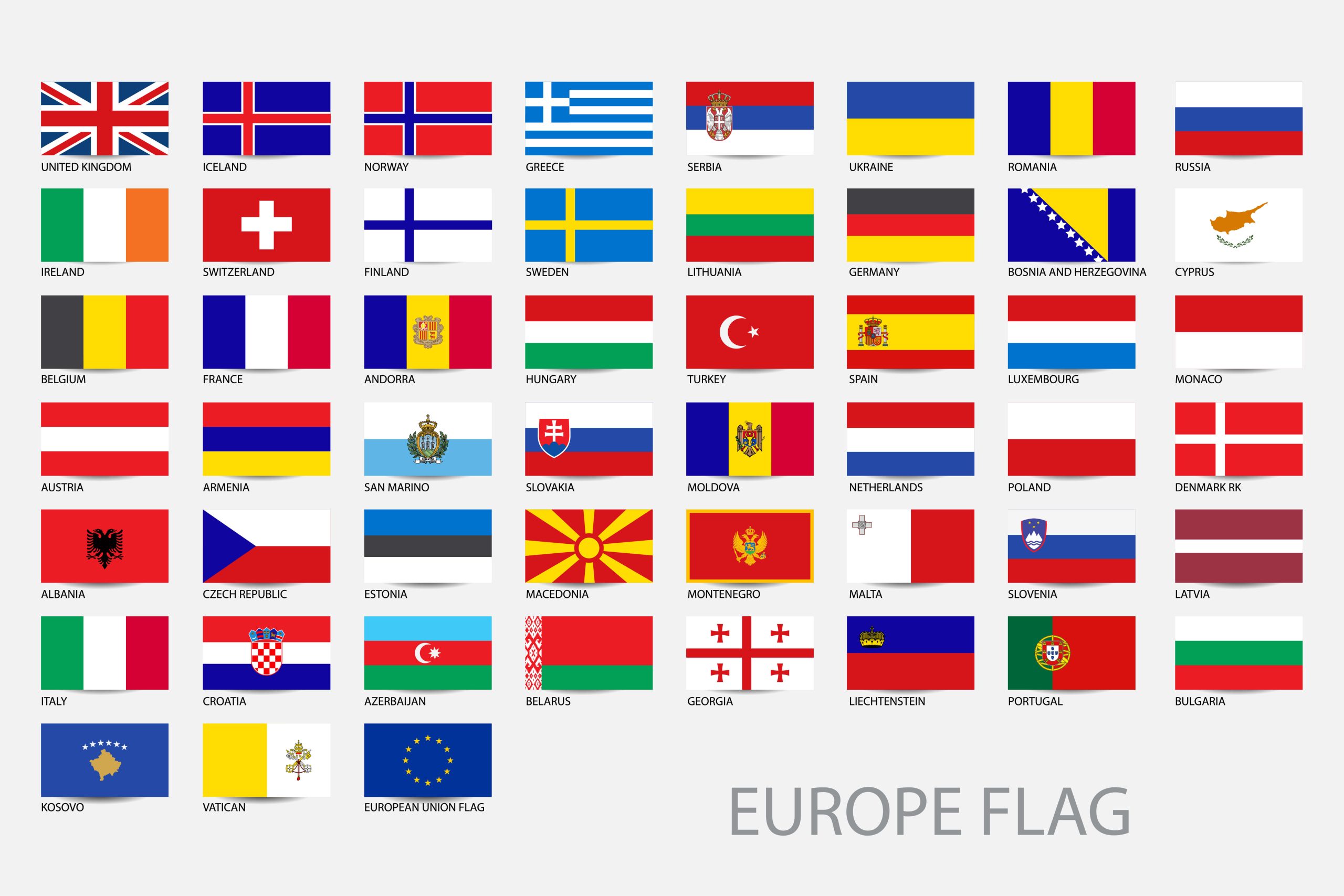 Sve zastave Europe na jednom mjestu – prepoznajete li ih?