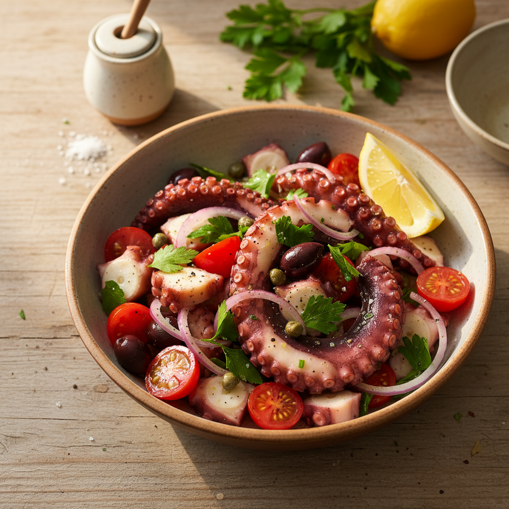 Kako pripremiti ukusnu salatu od hobotnice kod kuće