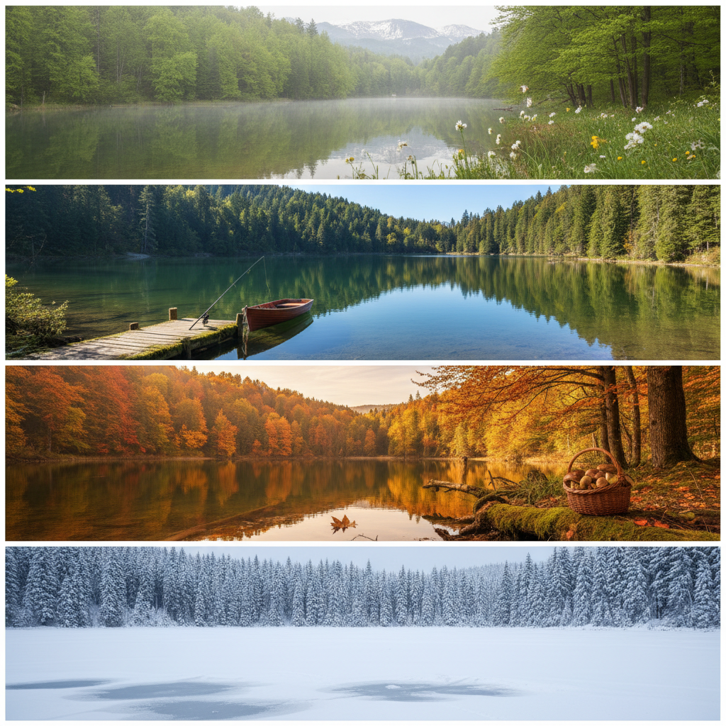 Prirodni dragulj Gorskog kotara: čarolija Lokvarskog jezera kroz sva godišnja doba