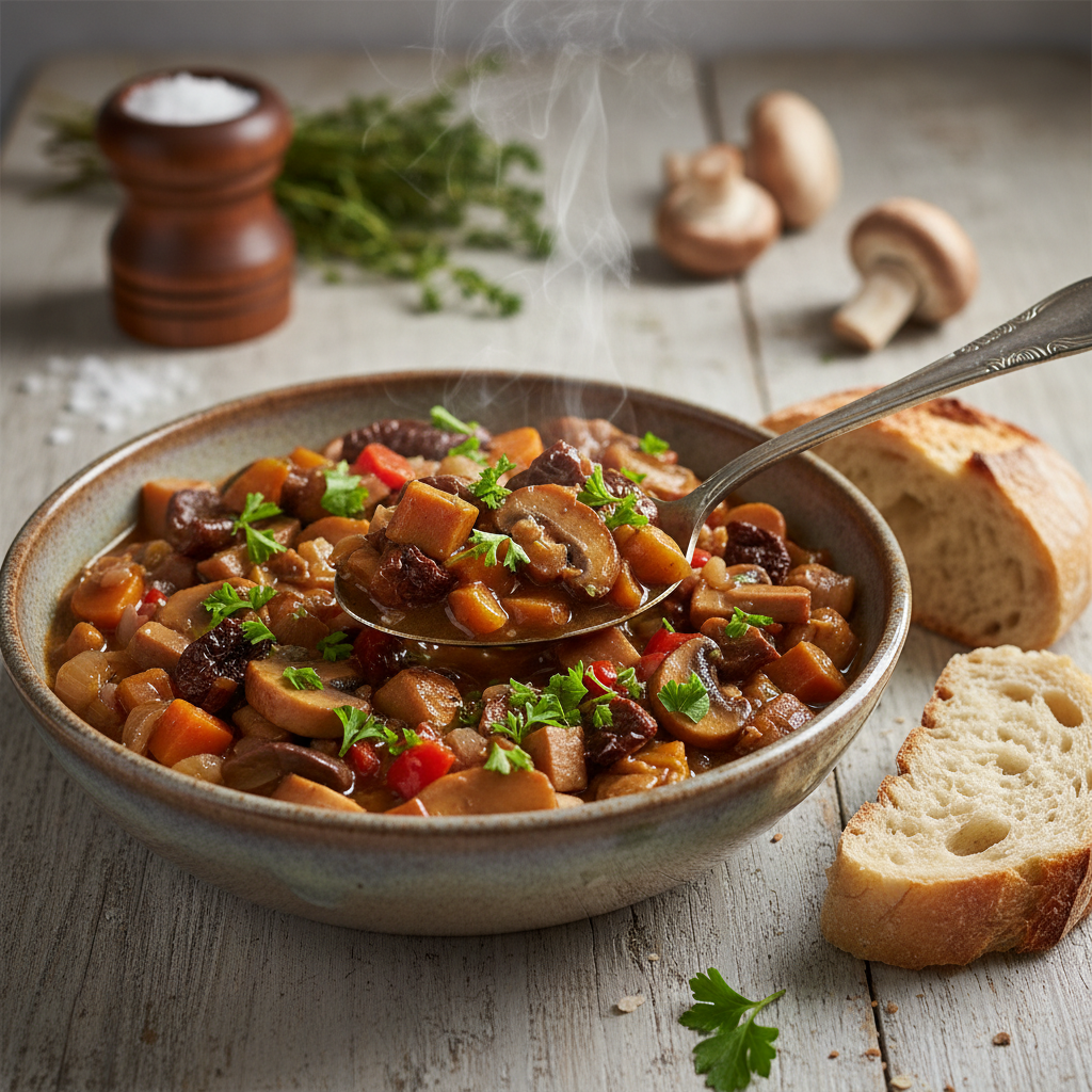 Ukusni gulaš od gljiva koji ćete poželjeti pripremati svakog vikenda