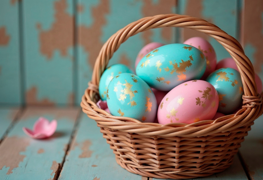 Uskrsna košarica kao dekor i praktičan detalj