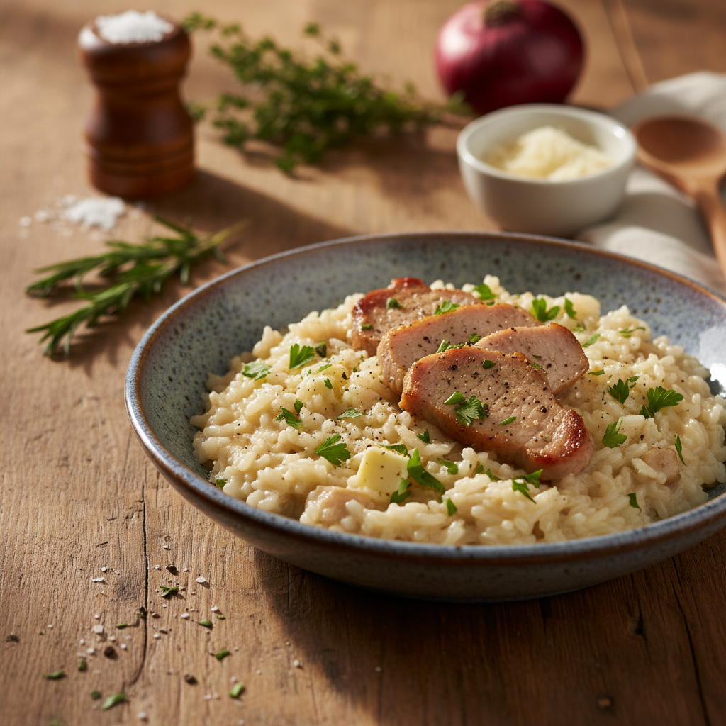 Kremasti rižoto sa svinjetinom: Brzi ručak za cijelu obitelj