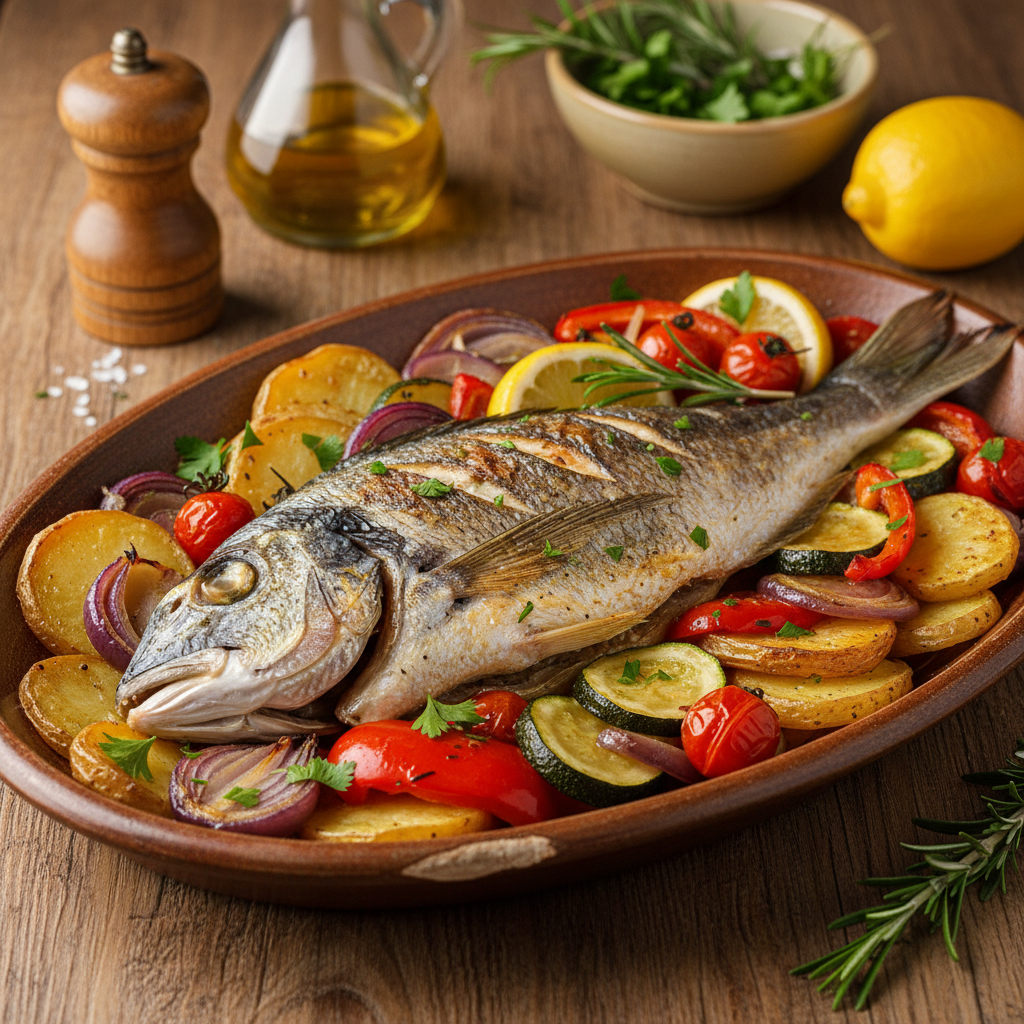 Orada s povrćem iz pećnice: Recept za savršen vikend ručak