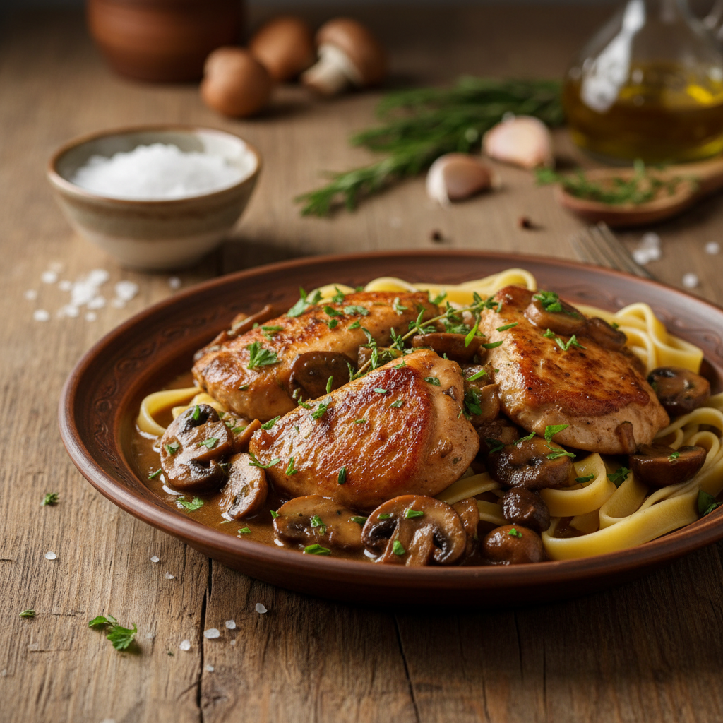 Piletina u umaku od gljiva bez vrhnja: Recept za svaki dan