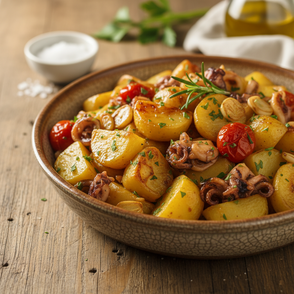 Starinski recept: Lignje s krumpirom na dalmatinski način