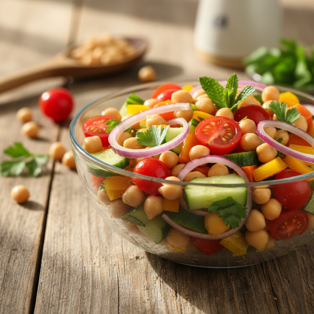 Osvježavajuća salata od slanutka: Idealan ljetni recept