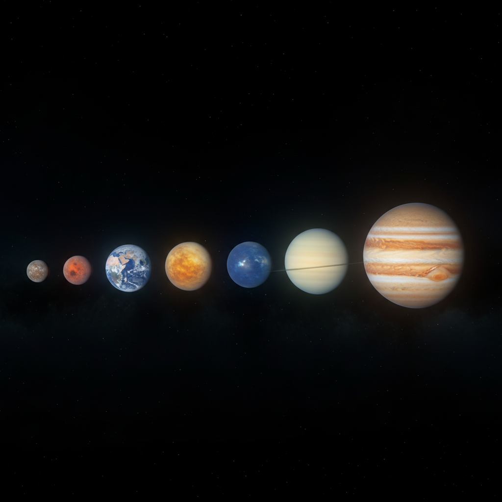 Planeti po veličini: Vodič od najmanjeg do najvećeg