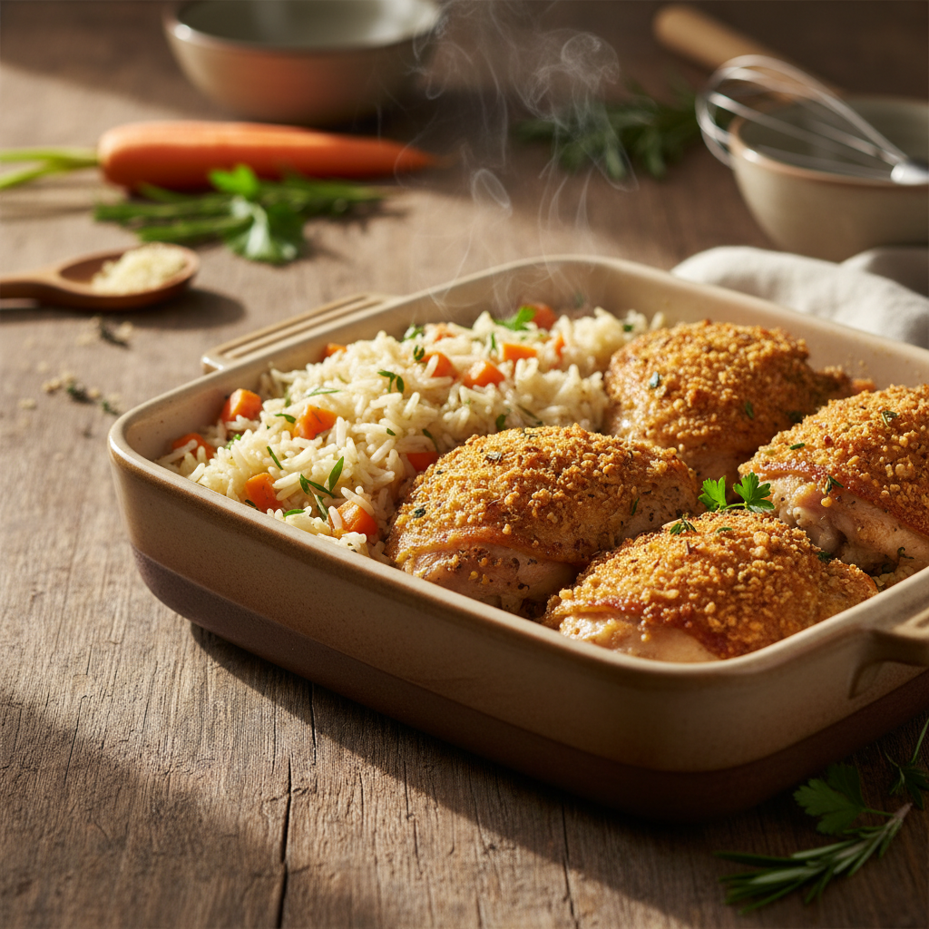 Sočna piletina s rižom iz pećnice: Brz i jednostavan recept