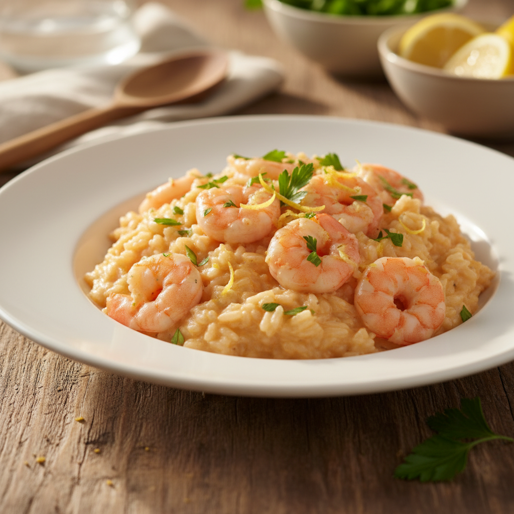 Kremasti rižoto s kozicama: recept za vrhunski ručak