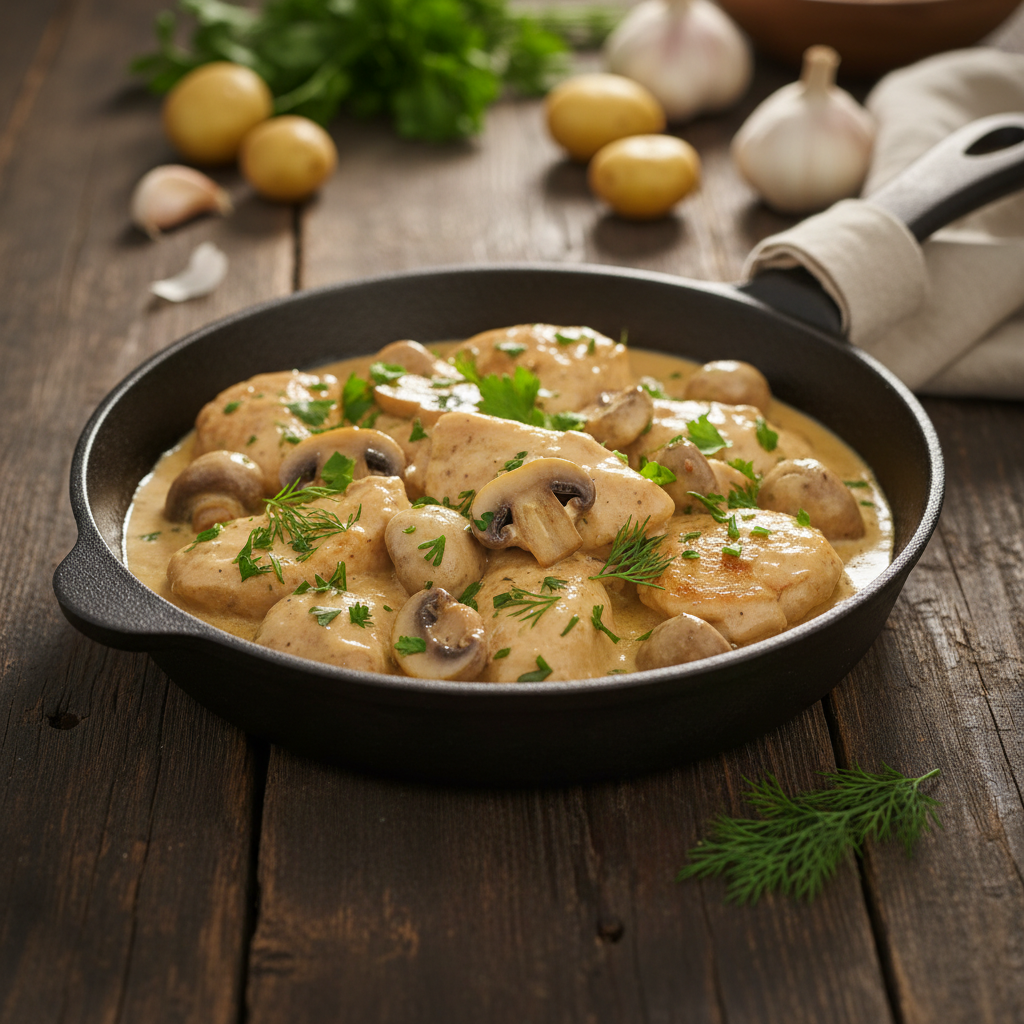 Piletina s gljivama: Recept za kremasti ručak iz snova