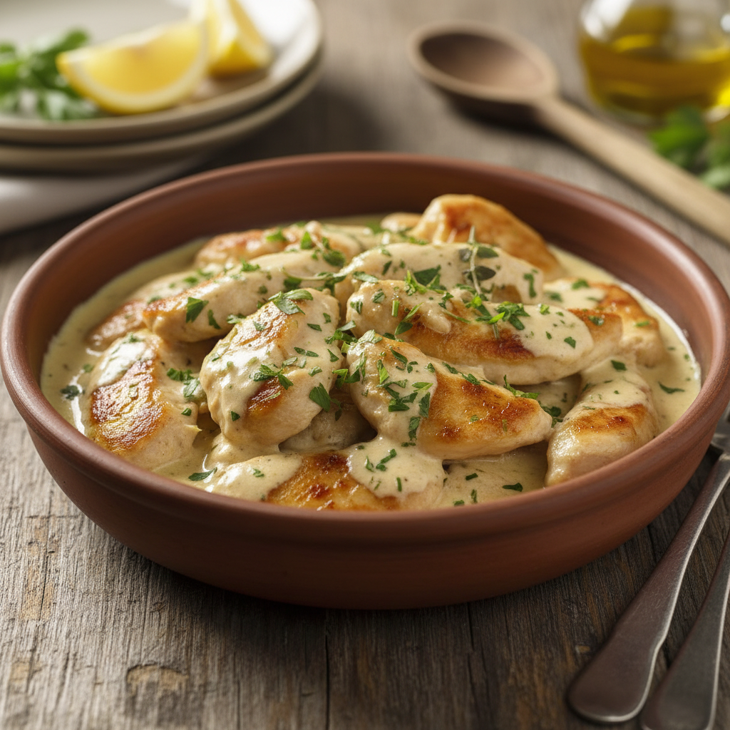 Piletina u kremastom umaku: recept za savršen obrok