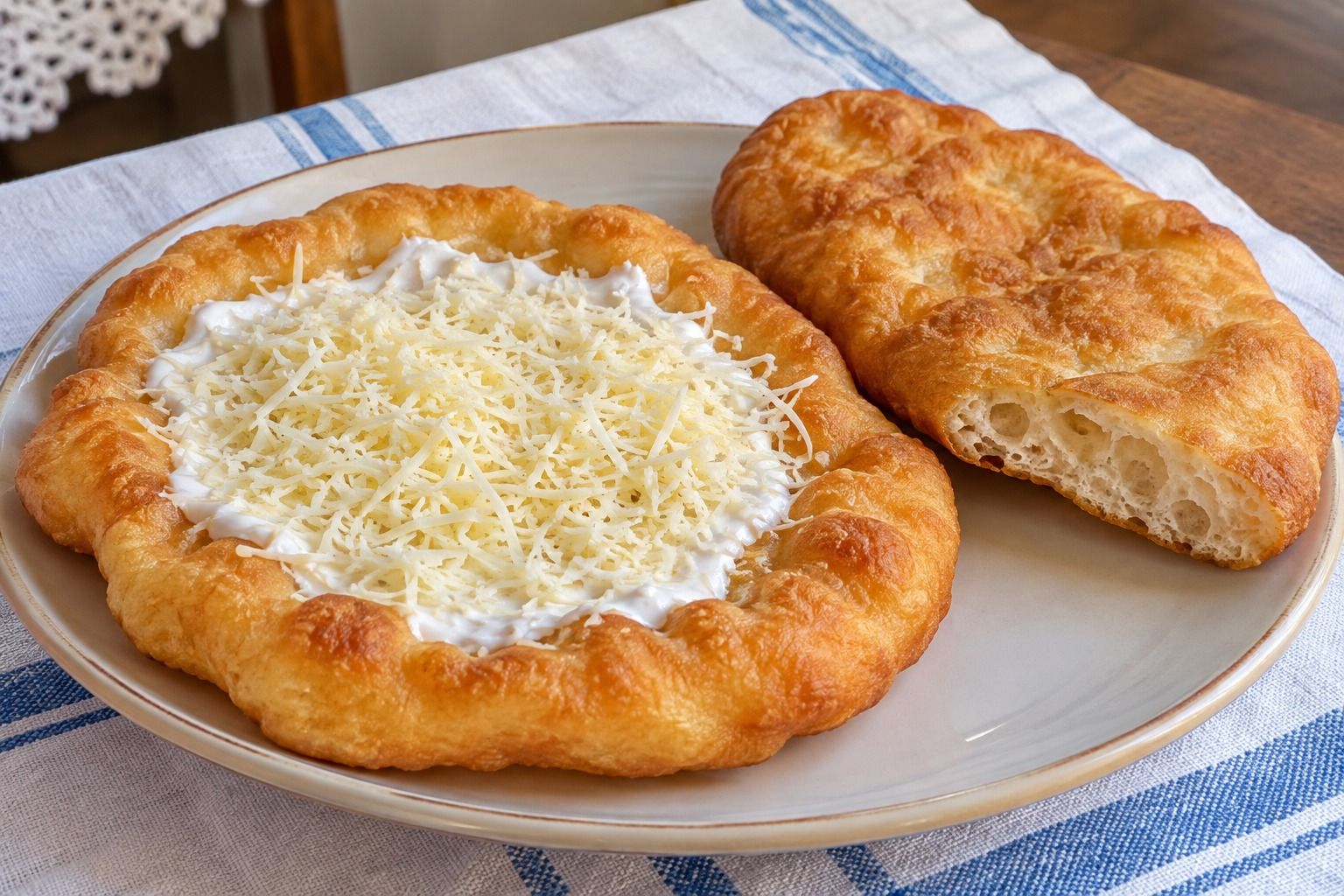 Mekike i langoši: mekano tijesto i slani preljev