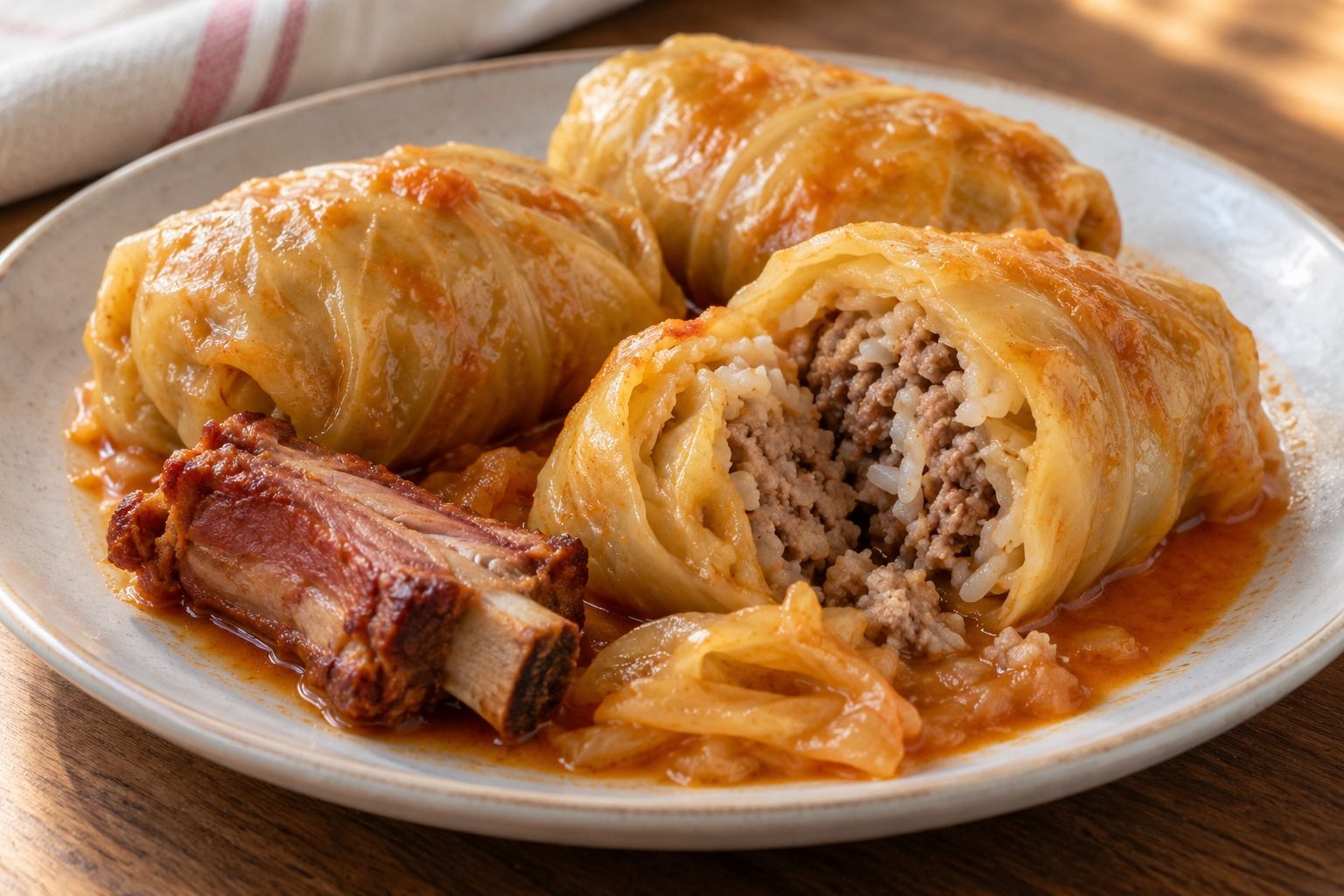 Sarma s mesom i rižom: lonac i pećnica